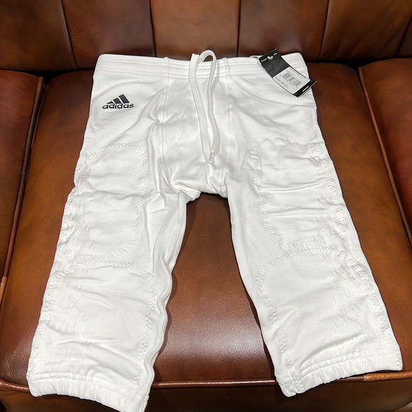 Adidas Techfit Primeknit Football Practice Pants Men's Size Large White